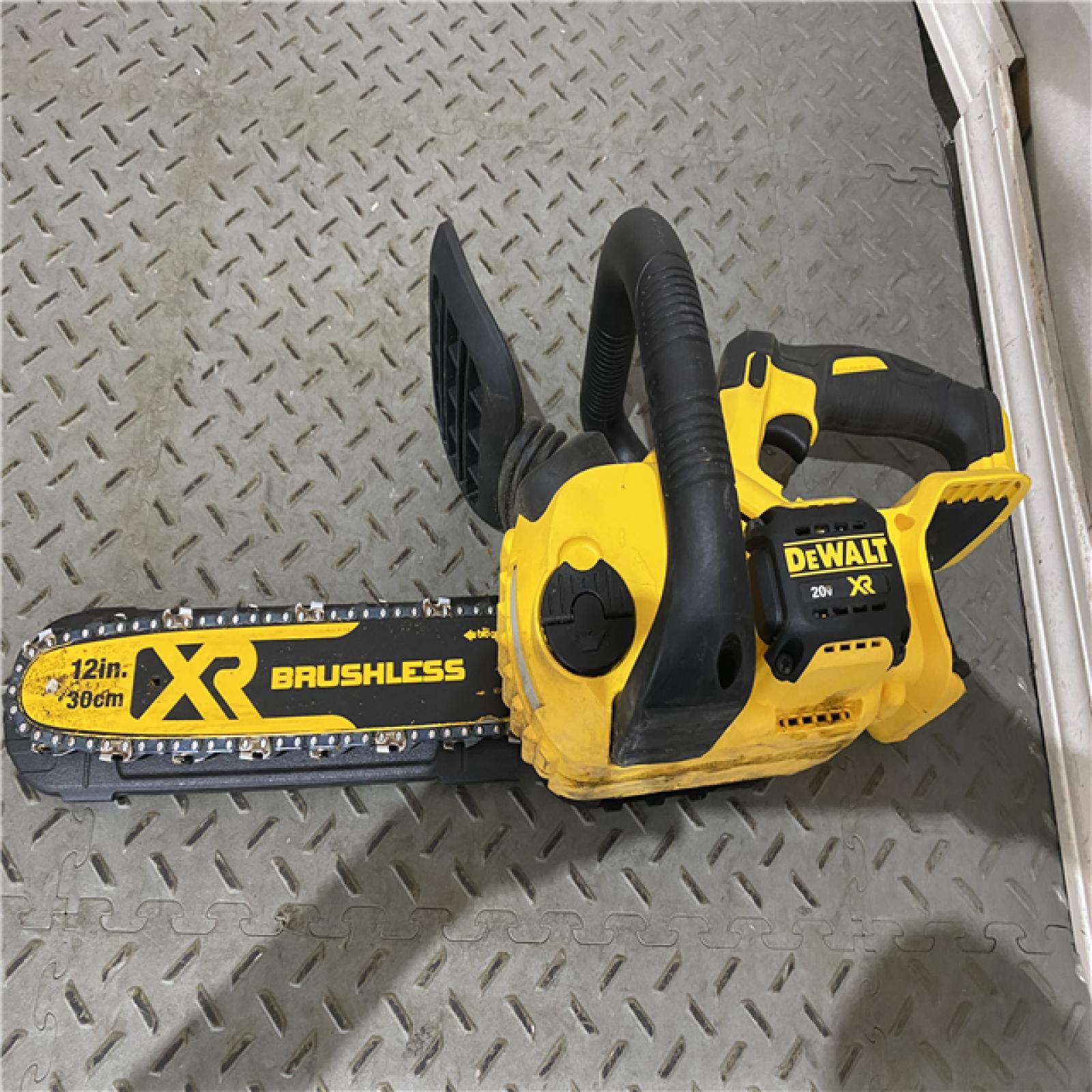 Houston location AS-IS DEWALT DCCS620B 20V MAX Lithium-Ion Cordless Compact Chainsaw (Tool Only)