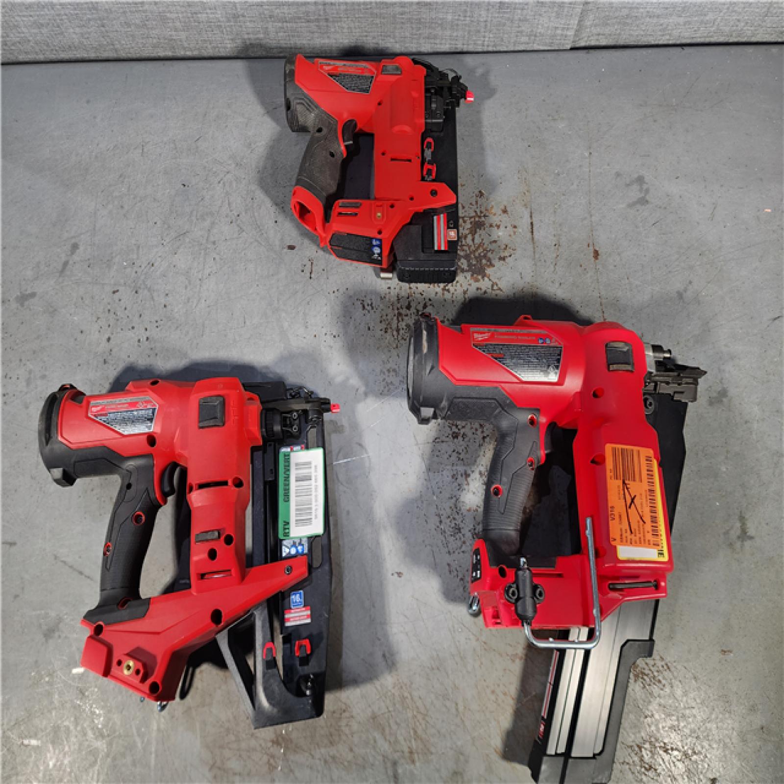 HOUSTON LOCATION - AS-IS MILWAUKEE 3 TOOL COMBO KIT