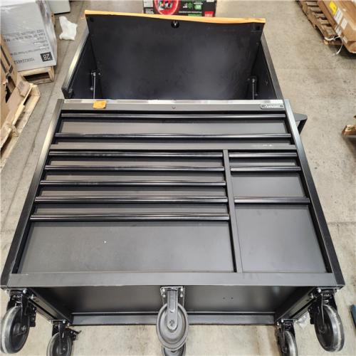 Phoenix Location Husky Modular Tool Storage 62 in. W X 24 in. D Heavy Duty Matte Black Mobile Workbench Cabinet with Stainless Steel Top With Modular Tool Storage Heavy Duty 62 in. W x 24 in. D Matte Black Top Tool Chest