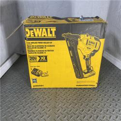 HOUSTON LOCATION - AS-IS DEWALT 20V MAX XR 15 Ga. Cordless 34 Deg Nailer 20 V