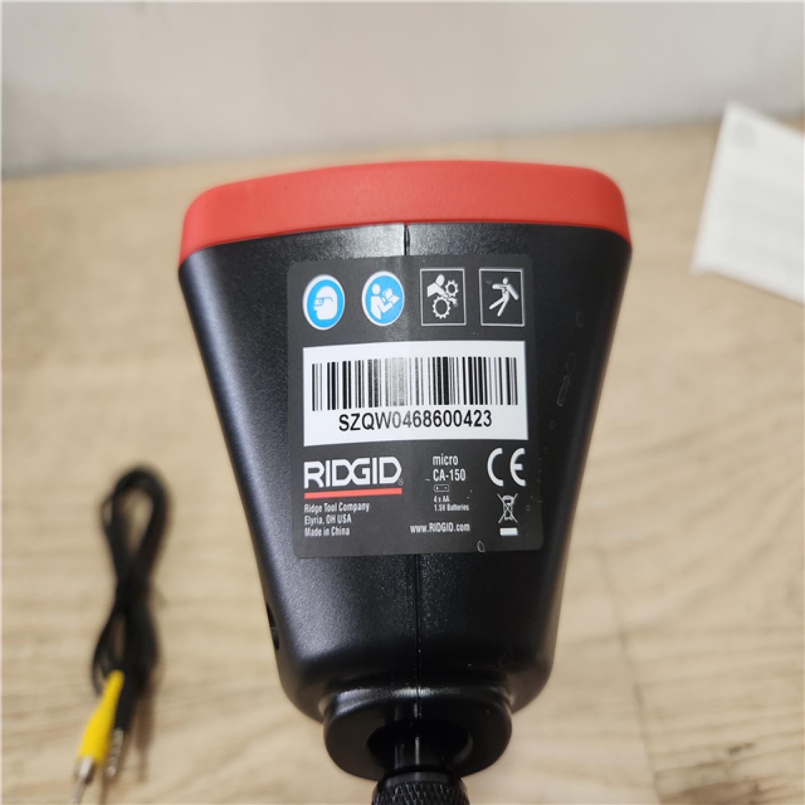 Phoenix Location RIDGID CA-150 Micro Visual Inspection & Diagnostic Handheld Camera w/ 3.5 in. Color Display and Waterproof Camera Cable Options