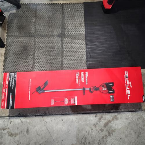 HOUSTON LOCATION - AS-IS (APPEARS LIKE NEW) M18 FUEL 18V Brushless Cordless 17 in. Dual Battery Straight Shaft String Trimmer with (2) 8.0 Ah Batteries and Charger