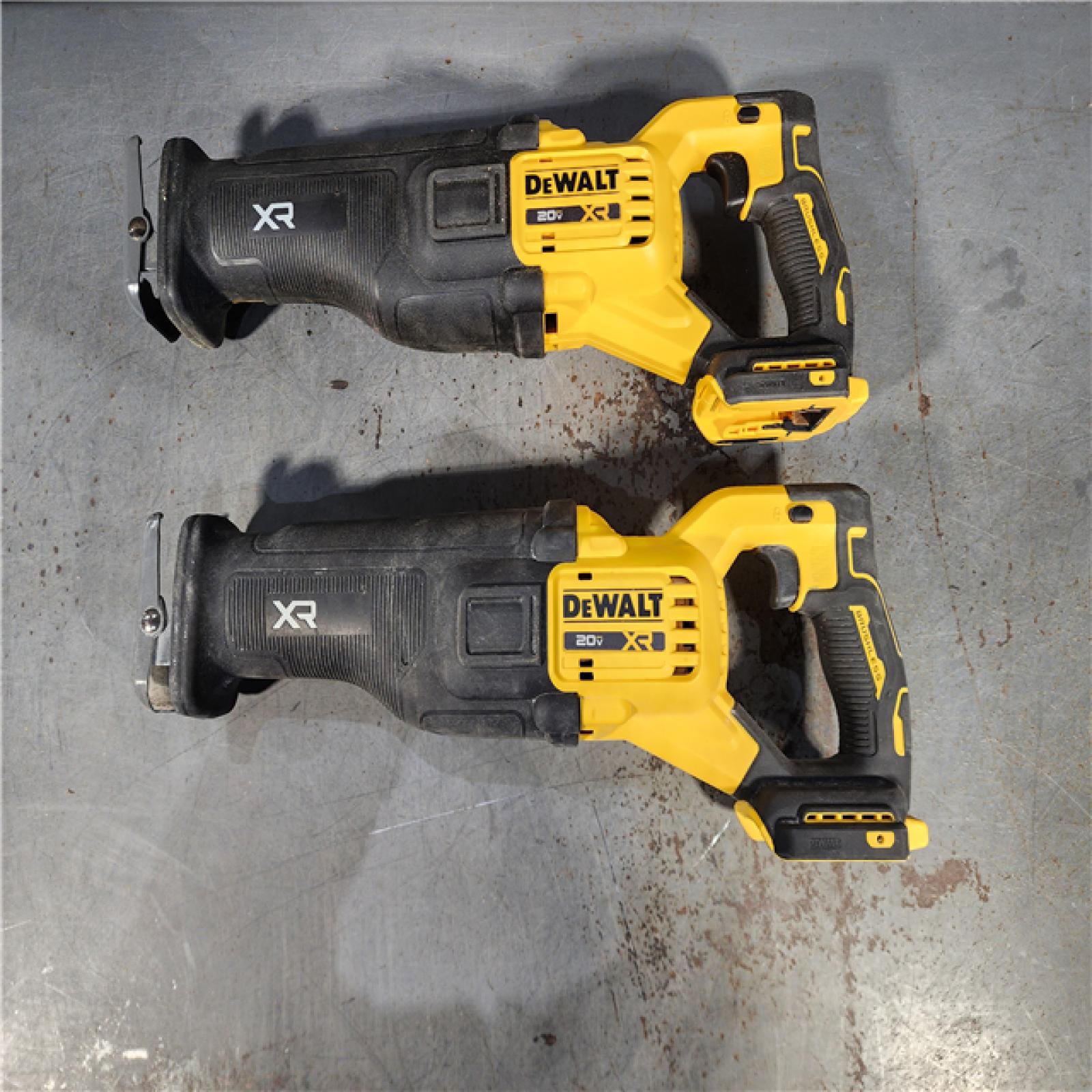 HOUSTON LOCATION - AS-IS (2) DEWALT 20-Volt XR Cordless Reciprocating Saw (Tool Only)