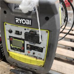 DALLAS LOCATION - AS-IS RYOBI 2,300-Watt Recoil Start Bluetooth Super Quiet Gasoline Powered Digital Inverter Generator