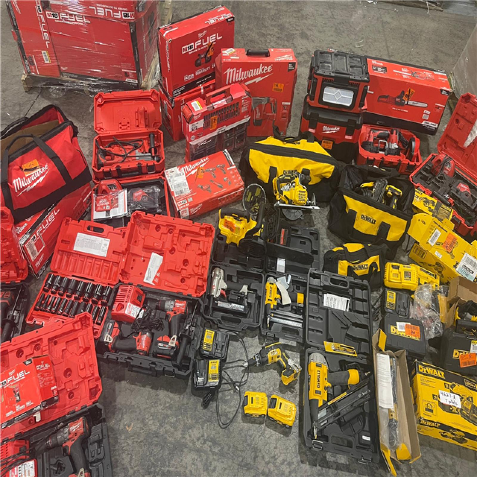 Pittston Location As-Is Power Tools Partial Truckload (7 pallets) 4627-A