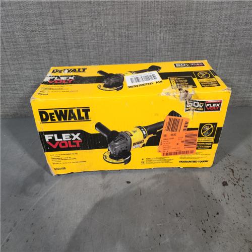 HOUSTON LOCATION - AS-IS DEWALT FLEXVOLT 60V MAX Cordless Brushless 4.5 in. to 6 in. Small Angle Grinder with Kickback Brake (Tool Only)