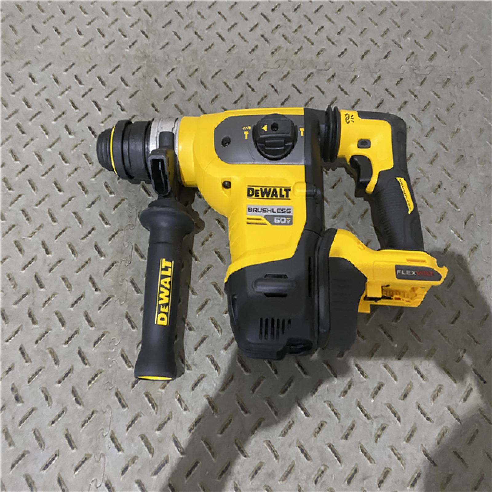 Houston location AS-IS DEWALT FLEXVOLT 60V MAX Cordless 1-1/4 in. SDS Plus Rotary Hammer (Tool Only)