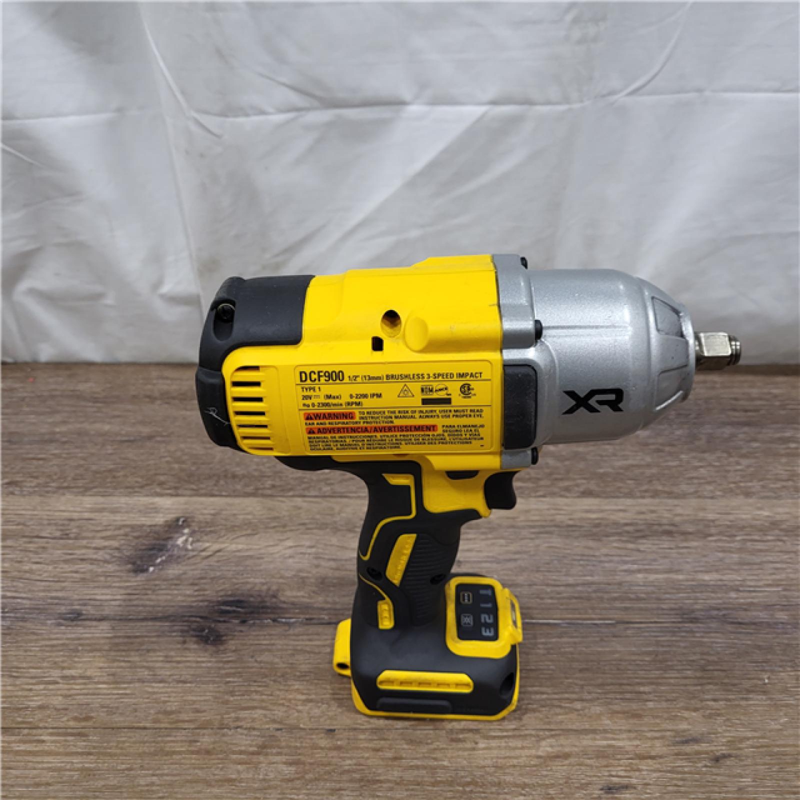 AS-IS DEWALT 20V MAX* XR 1/2  High Torque Impact Wrench with Hog Ring Anvil