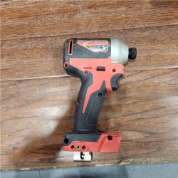 AS-IS Milwaukee M18 18-Volt Lithium-Ion Brushless Cordless 1/4 in. Impact Driver (Tool Only)