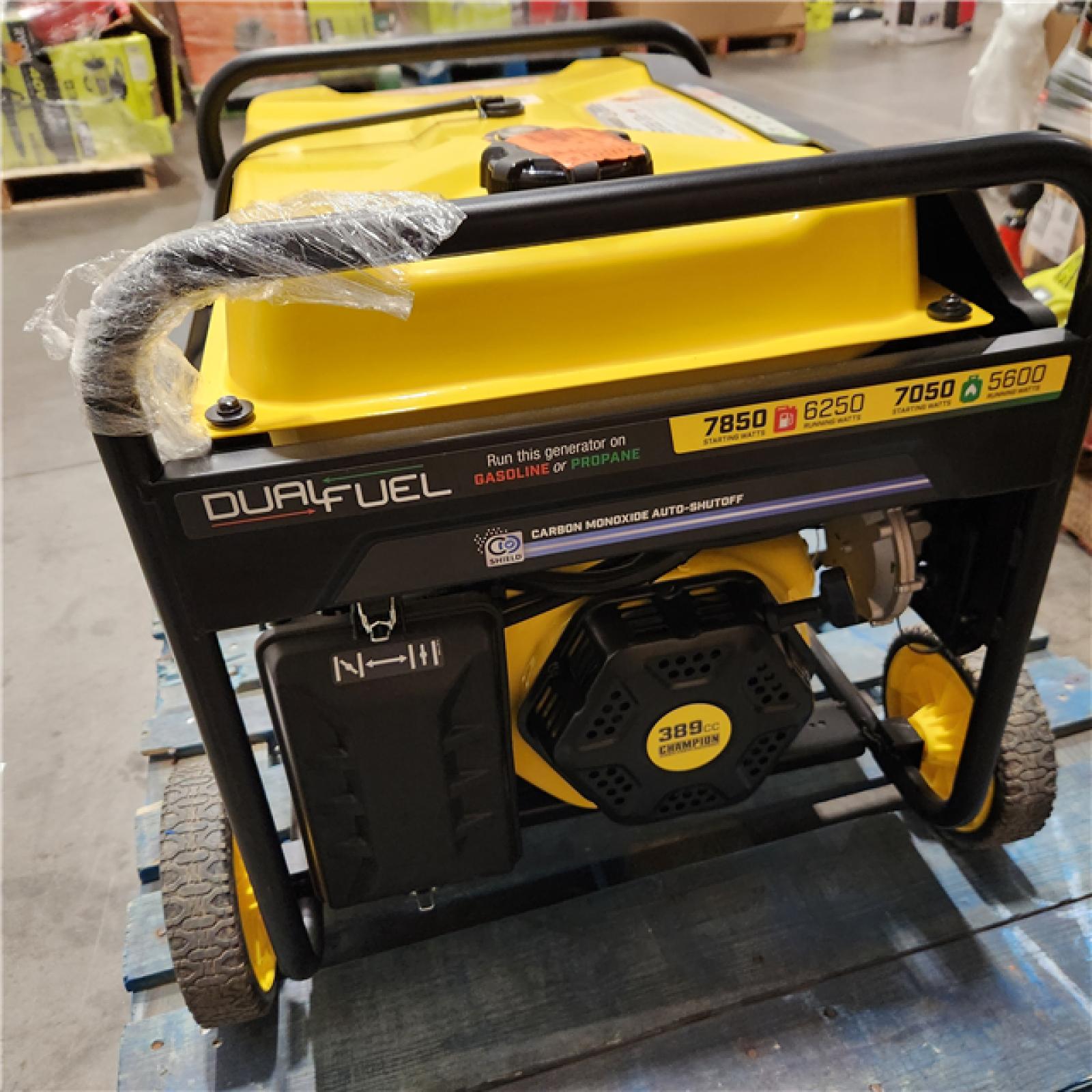 Dallas Location - As-Is Champion Power Equipment 6250W Dual Fuel Generator