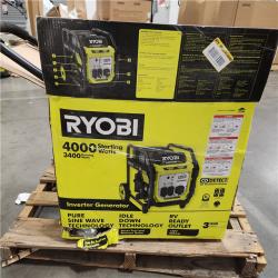 Dallas Location - As-Is RYOBI 4000-Watt Digital Inverter Generator(Lot Of 2)