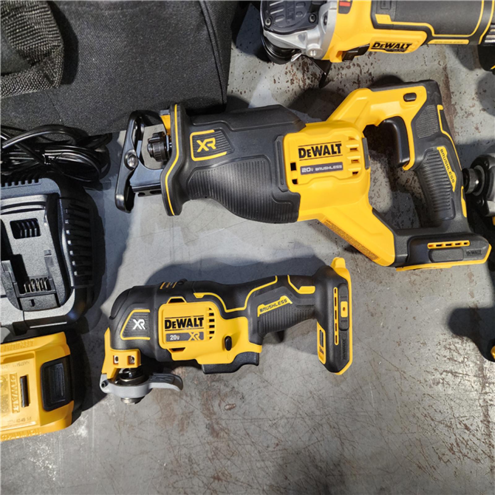 HOUSTON LOCATION - AS-IS (APPEARS LIKE NEW) DEWALT 20V 6-TOOL COMBO KIT