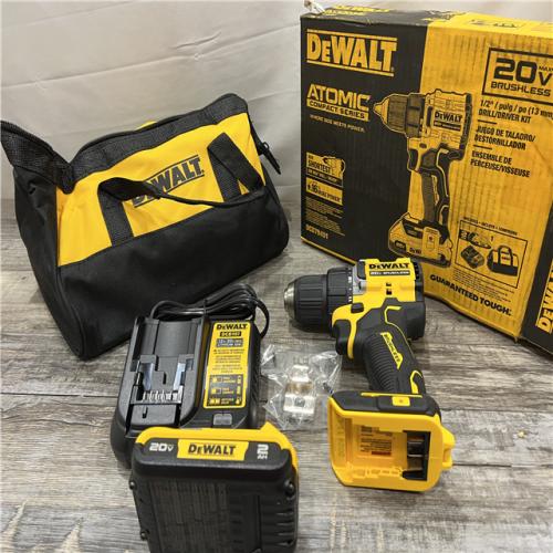 AS-IS DeWalt ATOMIC COMPACT SERIESâ„¢ 20V MAX* Brushless Cordless 1/2 in. Drill/Driver