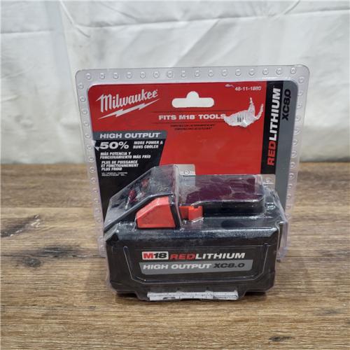 NEW! Milwaukee M18 18-Volt Lithium-Ion HIGH OUTPUT XC 8.0Ah Battery ( 2 UNITS )