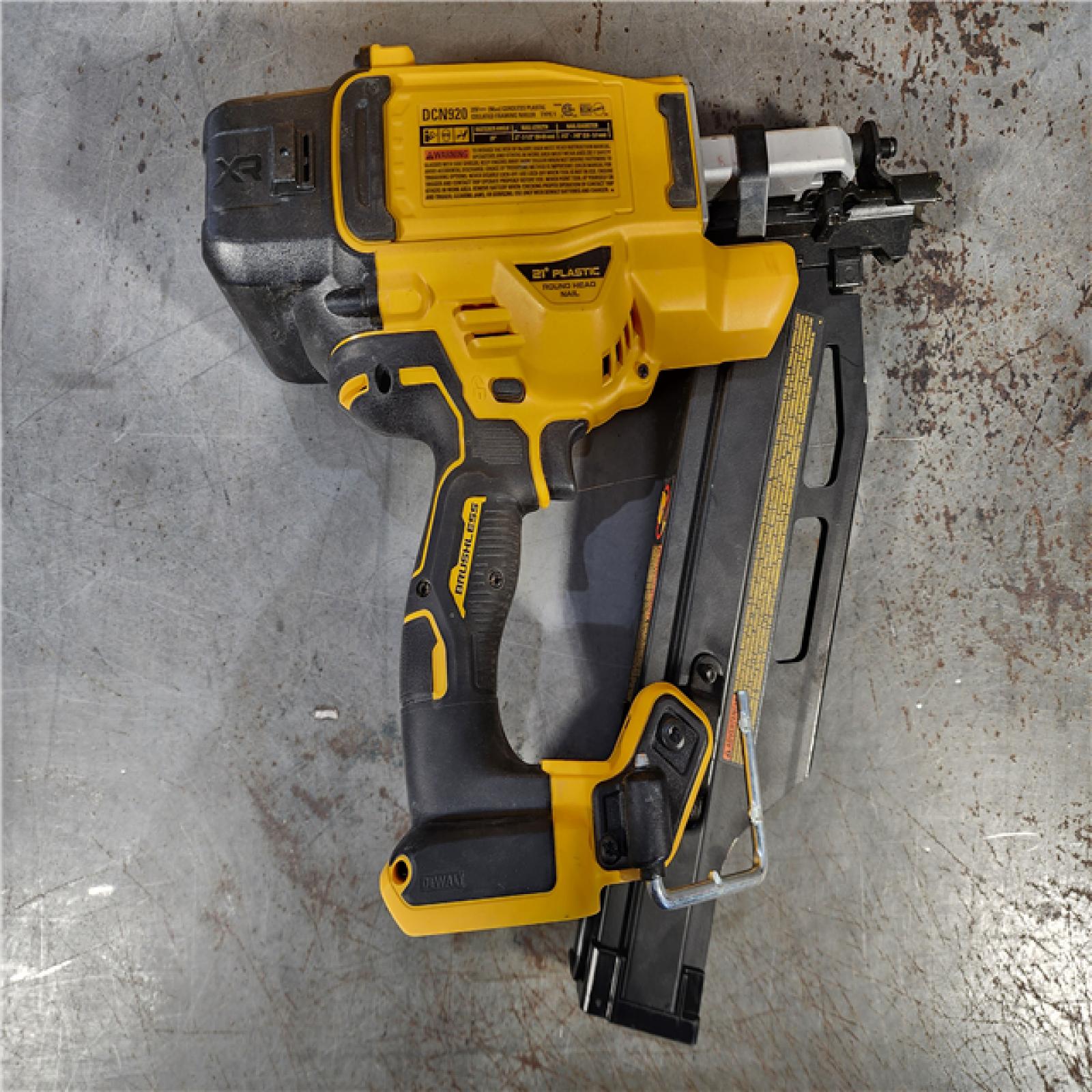 HOUSTON LOCATION - AS-IS DEWALT 20-Volt 21Â° Cordless Framing Nailer (Tool-Only)