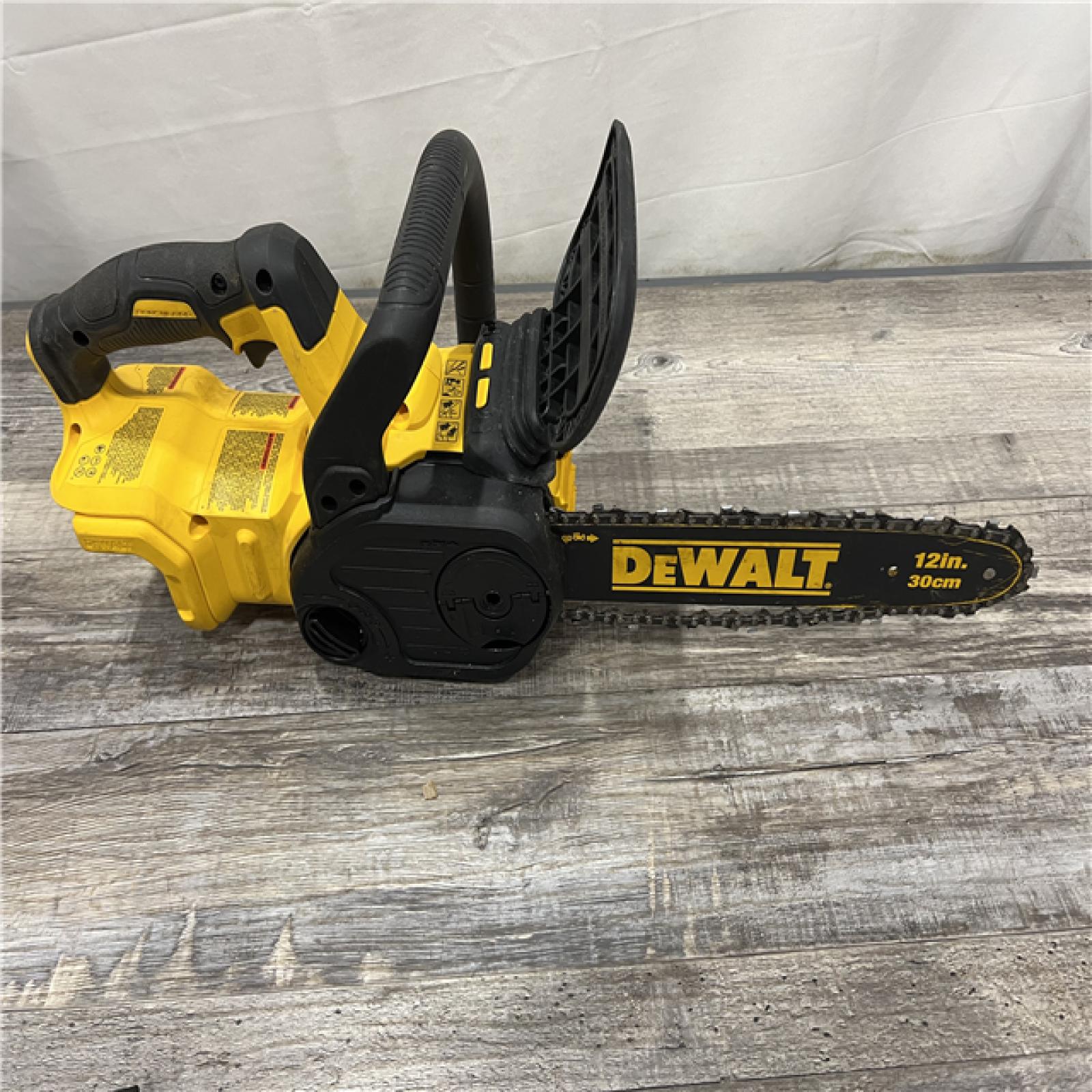 AS-IS DEWALT 20V MAX 12in. Brushless Cordless Battery Powered Chainsaw (Tool Only)