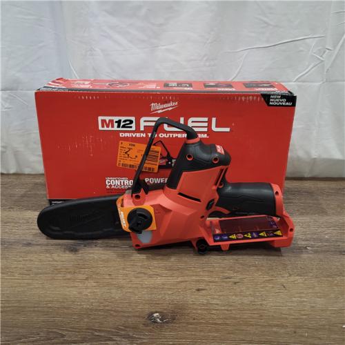 AS-IS M12 FUEL 6 in. 12V Lithium-Ion Brushless Electric Cordless Battery Pruning Saw HATCHET (Tool-Only)