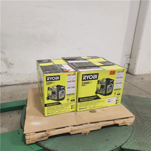 Dallas Location - As-Is RYOBI 2,300-Watt Bluetooth Inverter Generator (Lot Of 3)