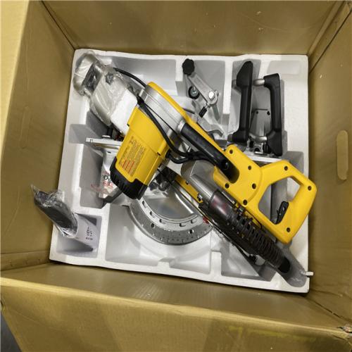 AS-IS DeWalt 15 Amps 12 in. Corded Dual-Bevel Sliding Compound Miter Saw