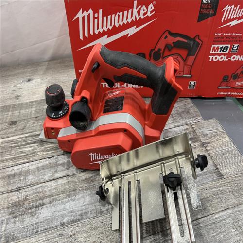 AS-IS Milwaukee M18 18-Volt Lithium-Ion Cordless 3-1/4 in. Planer (Tool-Only)