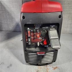 HOUSTON LOCATION - AS-IS 1500-Watt Recoil Start Gasoline Powered Ultra-Light Inverter Generator with 60cc OHV Engine and CO Sensor Shutdown