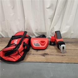 AS IS BMilwaukee 2420-21 - M12 Fuel Hackzall 1/2  12V 1.5Ah Cordless Straight Handle Reciprocating Saw Kit