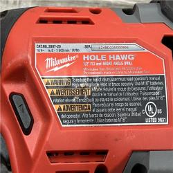 AS-IS Milwaukee M18 18V Fuel Hole Hawg 1/2  Right Angle Drill 2807-20