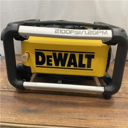 AS-IS DeWalt 2100 PSI 13 Amp Cold Water Electric Pressure Washer with Internal Equipment Storage