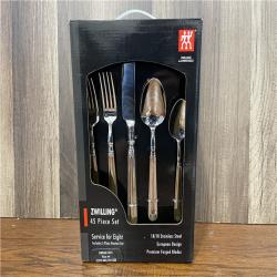 NEW! ZWILLING Vintage 1876 45-pc 18/10 Stainless Steel Flatware Set