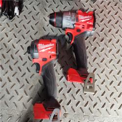 HOUSTON LOCATION - AS-IS Milwaukee M18 FUEL 18V Lithium-Ion Brushless Cordless Hammer Drill and Impact Driver Combo Kit (2-Tool) with 2 Batteries