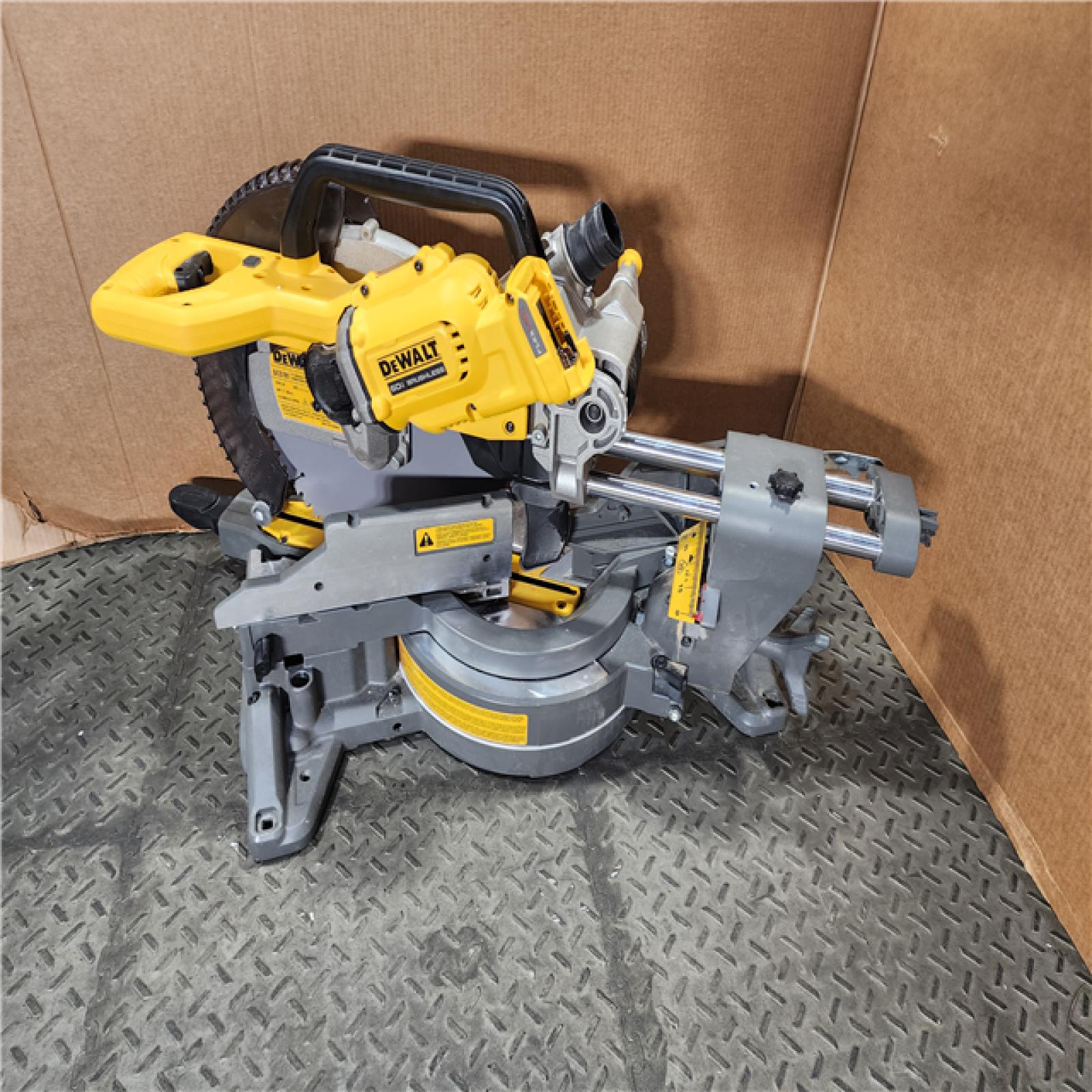 HOUSTON LOCATION - AS-IS DEWALT 60V Lithium-Ion 12 in. Cordless Sliding Miter Saw (Tool Only)