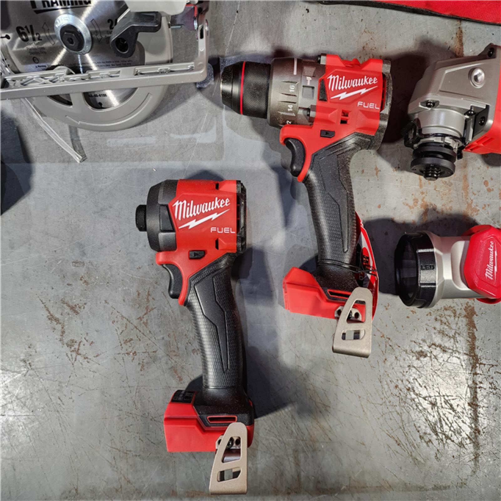 HOUSTON LOCATION - AS-IS (APPEARS LIKE NEW) Milwaukee  M18 FUEL 5-TOOL COMBO KIT