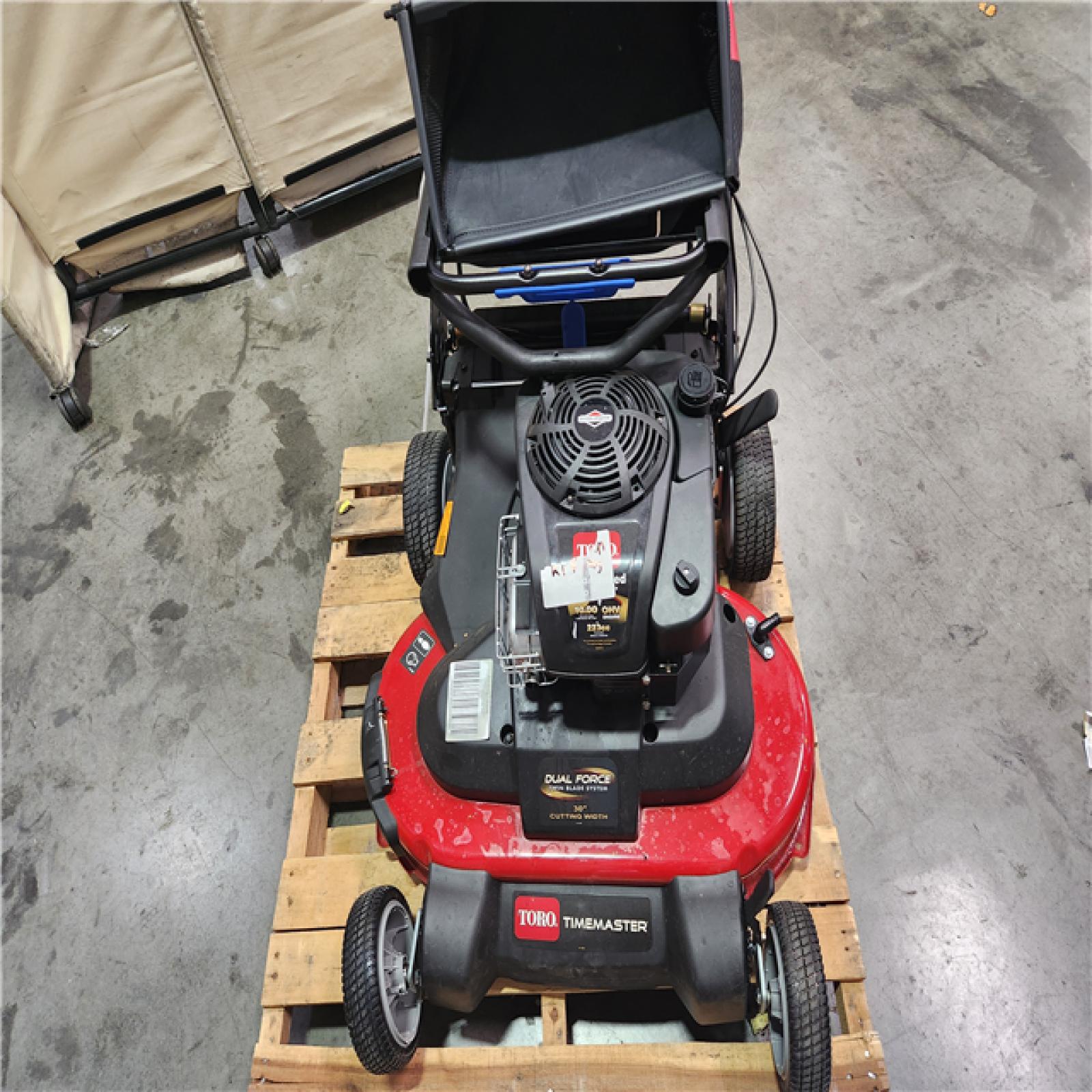 California AS-IS Toro TimeMaster 30in. Briggs & Stratton Personal Pace Self-Propelled Walk-Behind Gas Lawn Mower W/ Spin-Stop