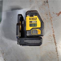 HOUSTON LOCATION - AS-IS 20V Green Cross Line Laser Level (Tool-Only)