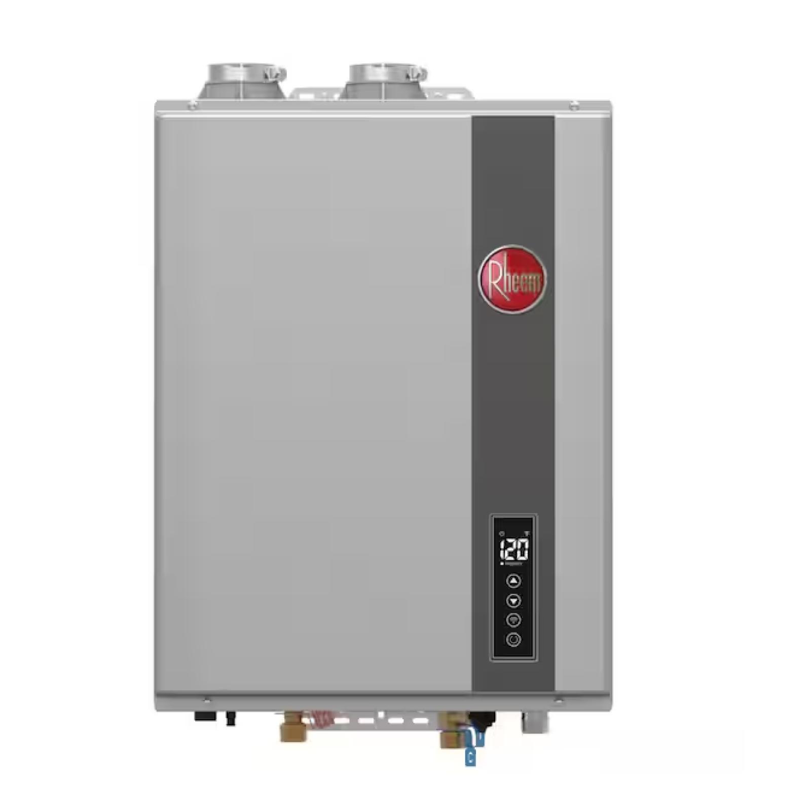 DALLAS LOCATION - Rheem Performance Platinum 9.5 GPM Smart Super High Efficiency Indoor or Outdoor Natural Gas Tankless Water Heater