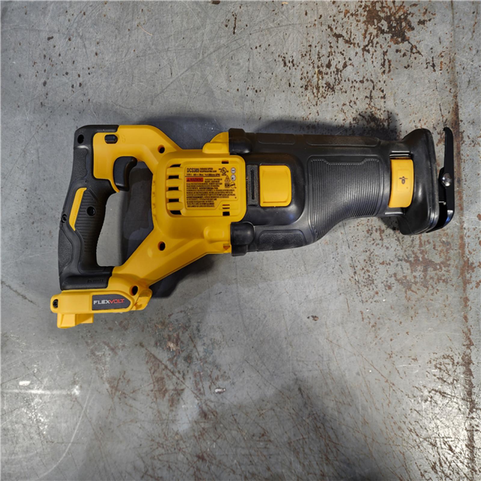 HOUSTON LOCATION - AS-IS DeWalt DCS389B FLEXVOLT 60V MAX Cordless Brushless Reciprocating Saw (Tool-Only)