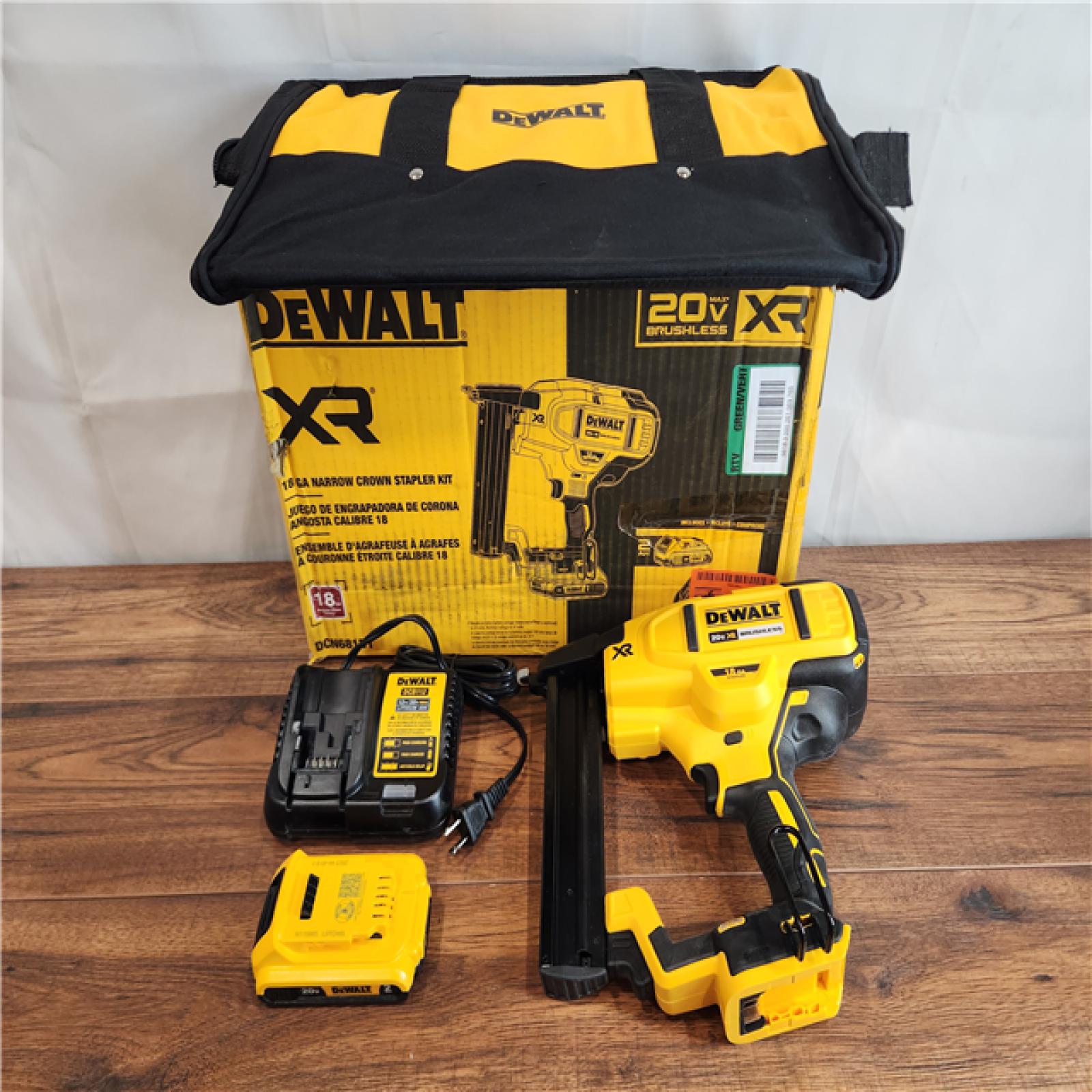 Dewalt narrow deals crown stapler 20v