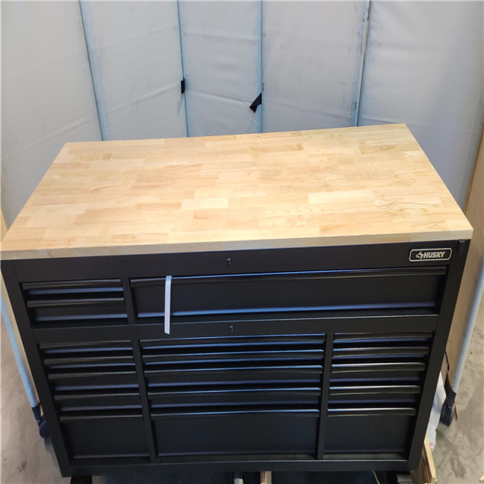 California AS-IS Husky 72 In. 18-Drawer Mobile Workbench