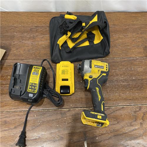 AS-ISDEWALT ATOMIC 20V MAX* Brushless Cordless Compact 1/4 in. Impact Driver Kit