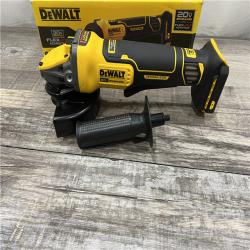 AS-IS DEWALT 20V MAX Cordless Brushless 4.5 - 5 in. Paddle Switch Angle Grinder with FLEXVOLT ADVANTAGE (Tool Only)