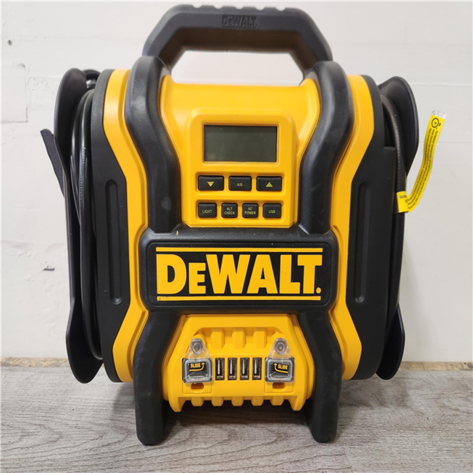 Phoenix Location DEWALT Portable Power 2000 Peak Amp Jump Starter w/Digital Compressor