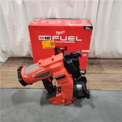 AS IS M18 FUEL 18-Volt Lithium-Ion Brushless Cordless Coil Roofing Nailer (Tool Only)