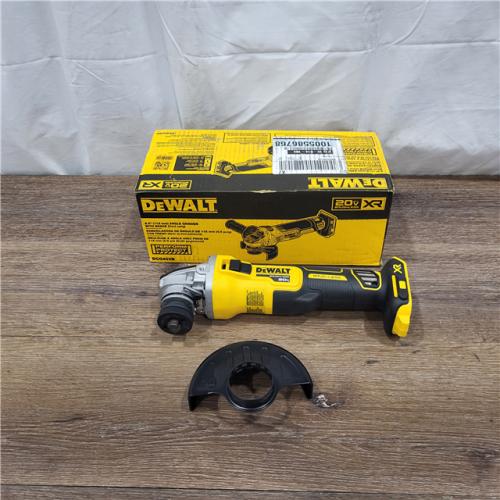 AS-IS DeWalt DCG405B 20V Max XR 4.5-Inch Slide Switch Small Angle Grinder (Tool Only)