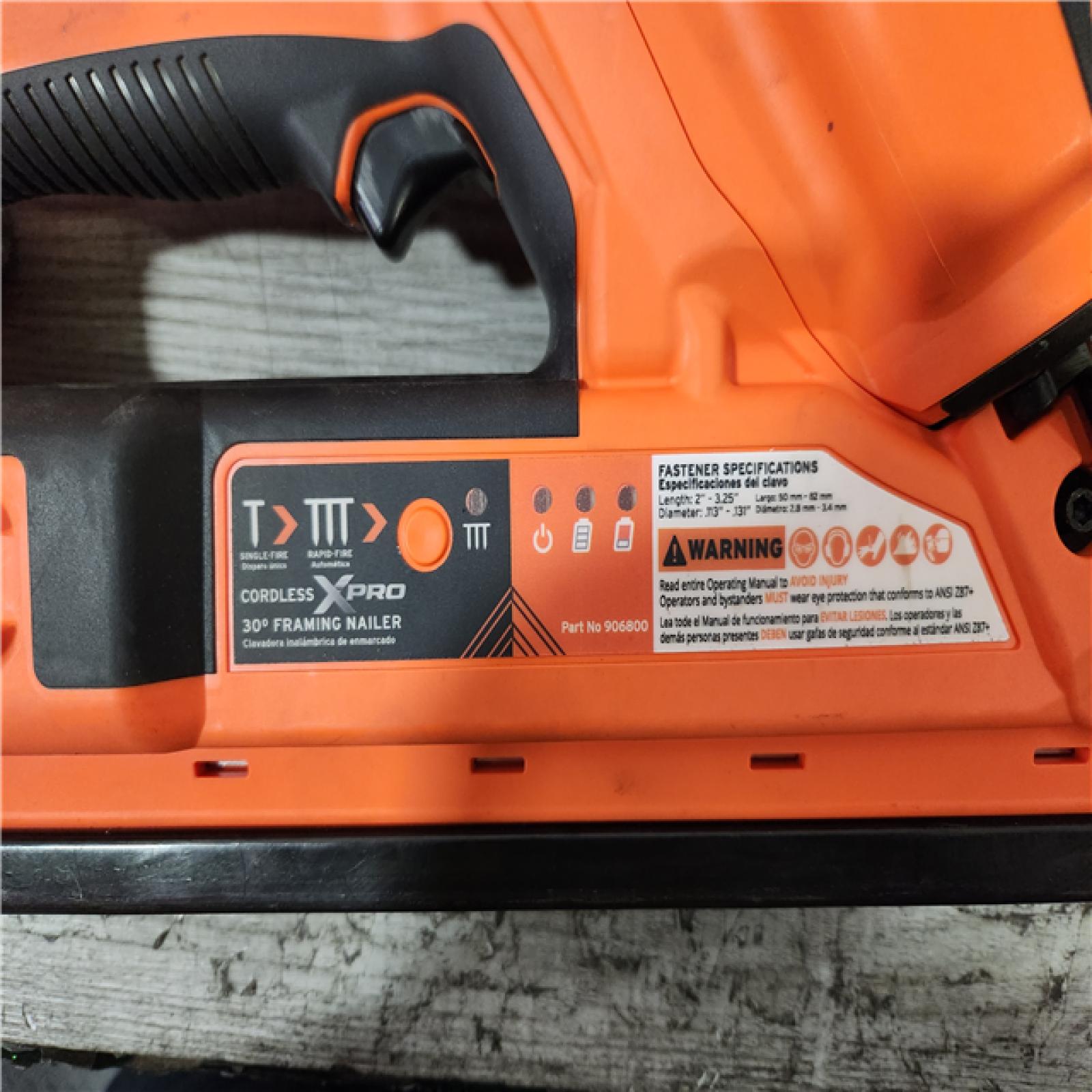 Phoenix Location NEW Paslode CF325XPRO 24 7.2-Volt Lithium-Ion Battery 3-1/4 in. 30 Degree Gas Powered Cordless Strip Load Framing Nailer