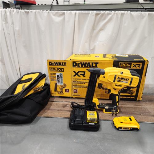 AS IS in Box DEWALT DCN681D1 20V 18Ga Stapler Kit