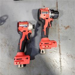 HOUSTON LOCATION - AS-IS (APPEARS LIKE NEW) M18 18V Lithium-Ion Brushless Cordless Compact Drill/Impact Combo Kit (2-Tool) W/(2) 2.0 Ah Batteries, Charger & Bag