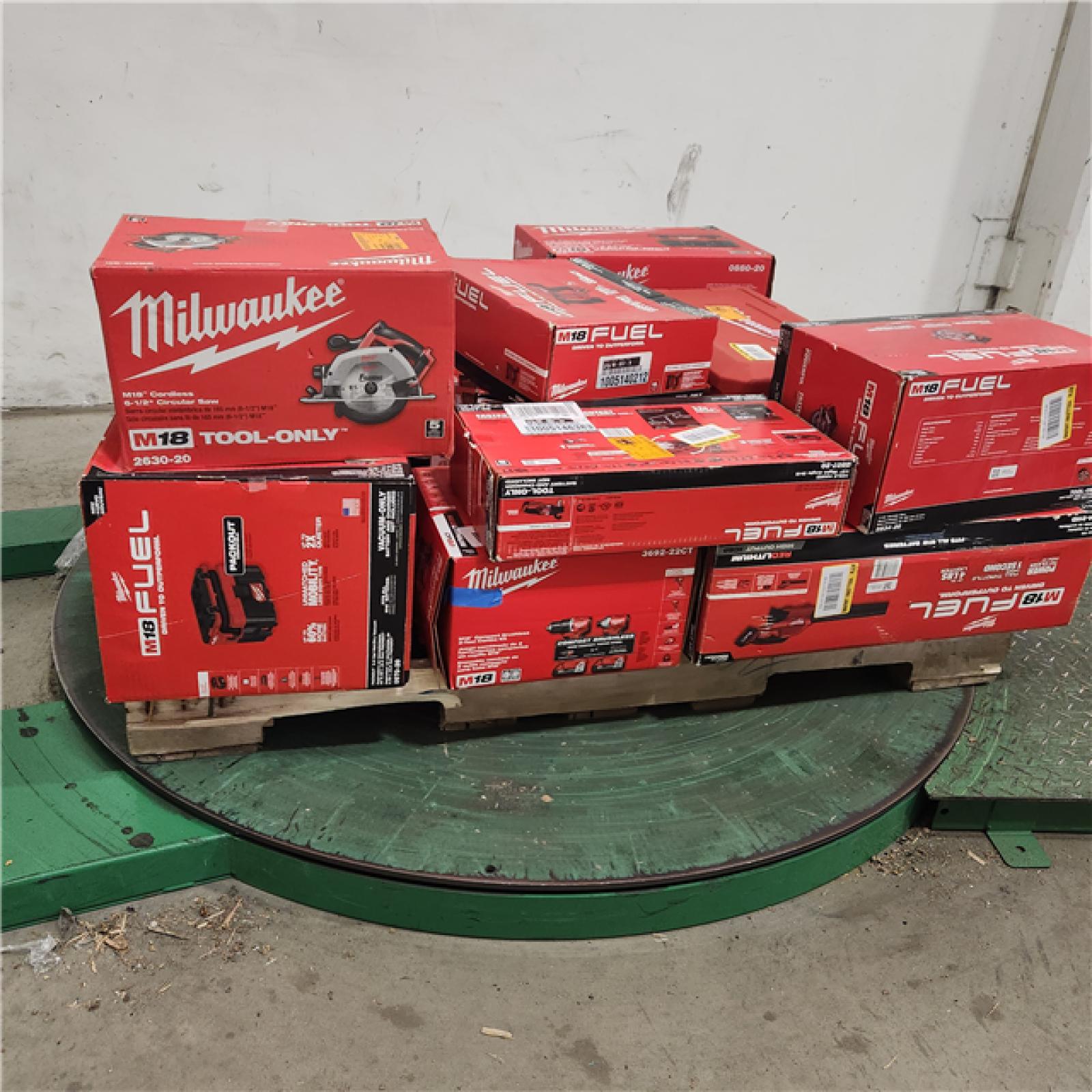 Dallas Location - As-Is MILWAUKEE Tool Pallet