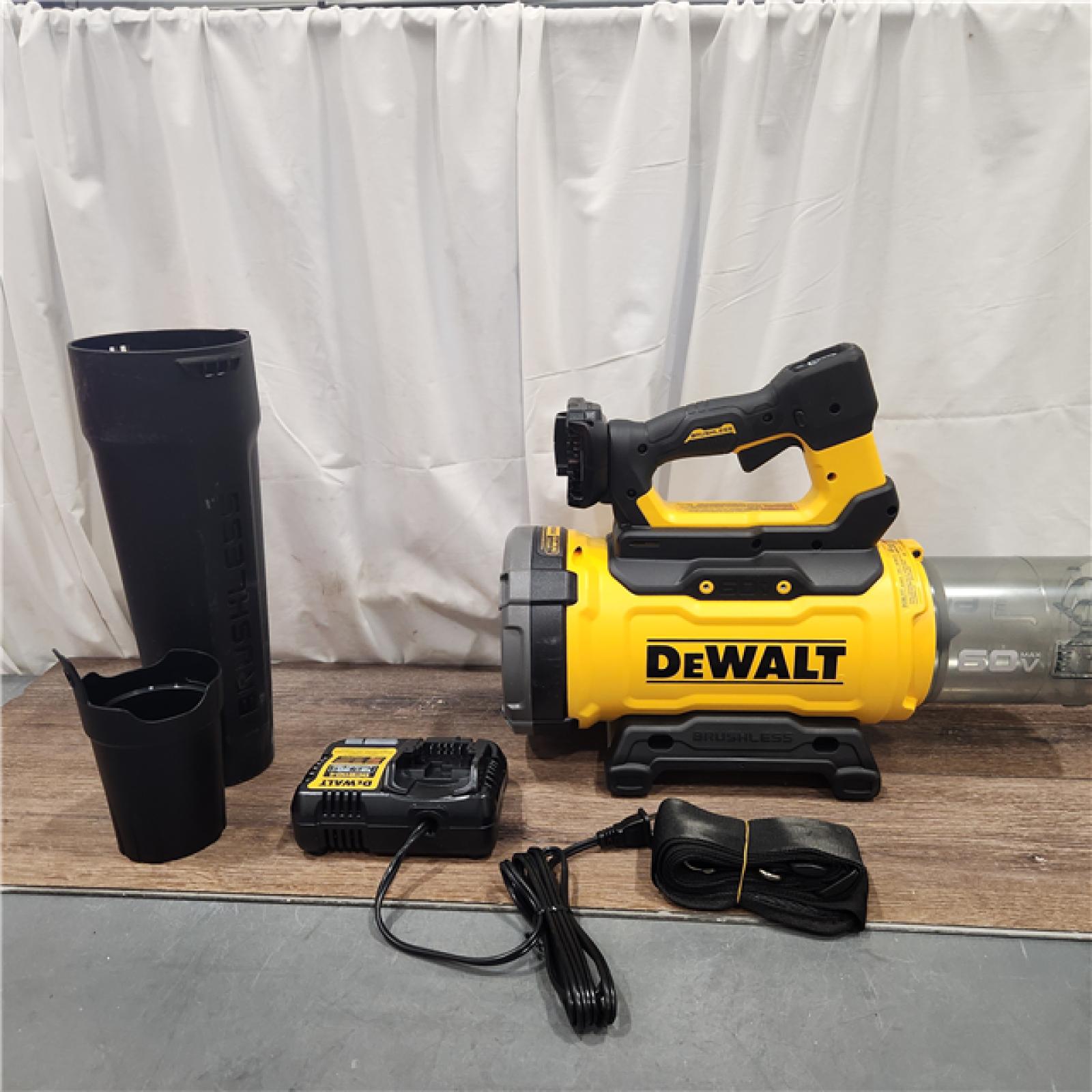 AS IS DEWALT FLEXVOLT 60V MAX 160 MPH 760 CFM Brushless Cordless  and Charger