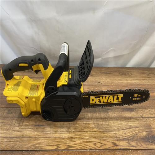 AS IS DEWALT 20V MAX 12in. Brushless Cordless Battery Powered Chainsaw (Tool Only)