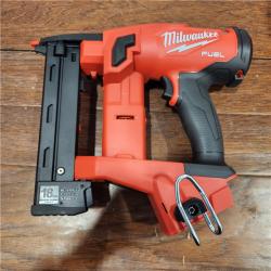 AS-IS M18 FUEL 18-Volt Lithium-Ion Brushless Cordless 18-Gauge 1/4 in. Narrow Crown Stapler (Tool-Only)